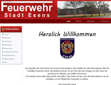 Tablet Screenshot of feuerwehr-esens.de